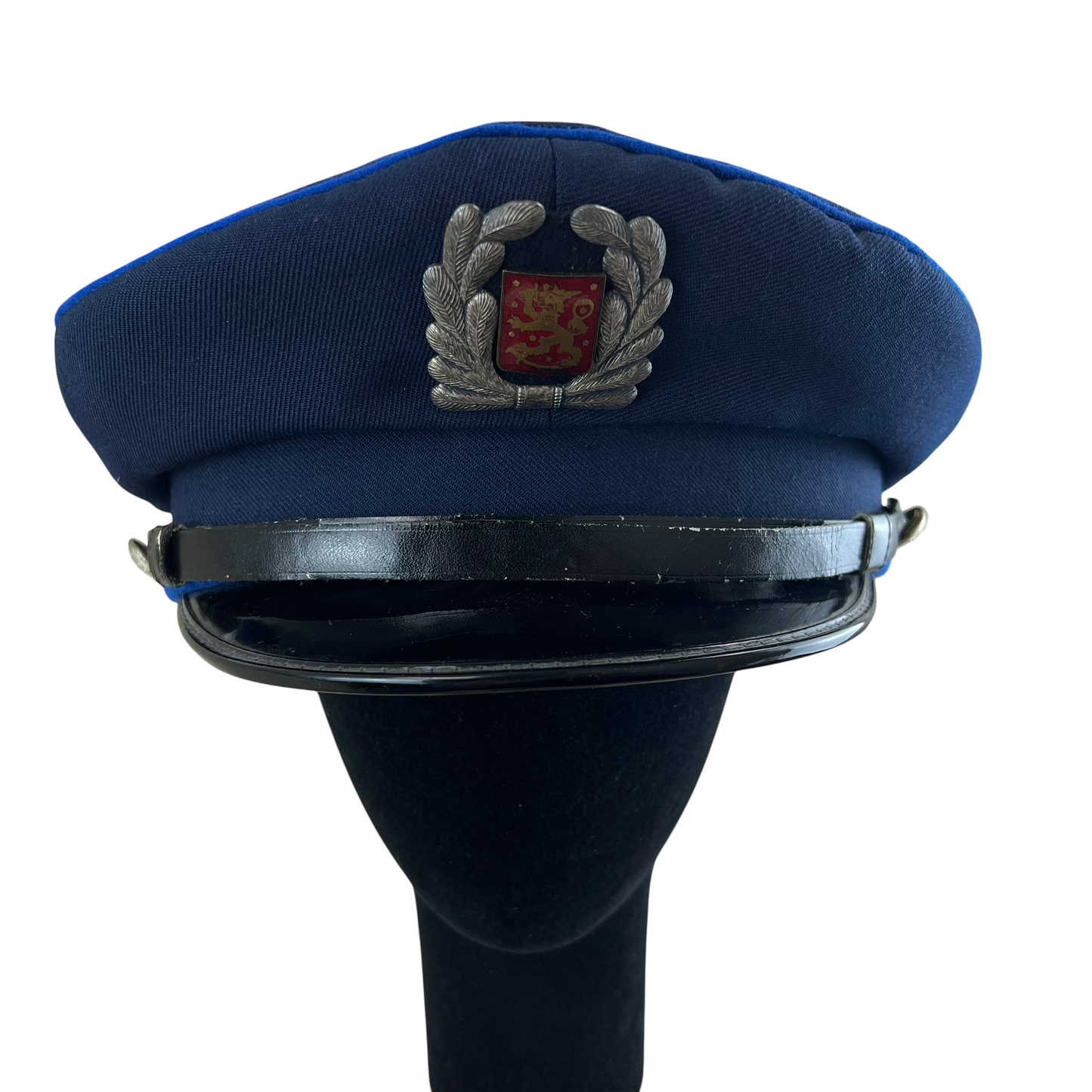 Finnish Police Dress Cap w/ Badge - Medium / Large