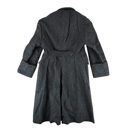 Bulgarian People's Army 60s Grey Wool Greatcoat - Medium