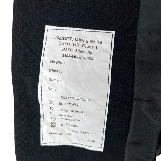 British Royal Navy Officer's No 1B Dress Jacket - Medium