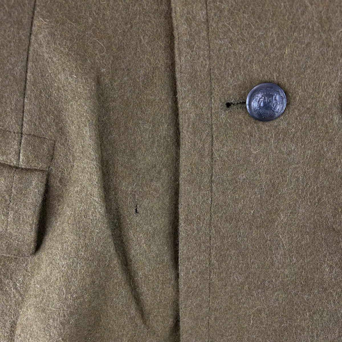 Romanian People's Army 80s Khaki Wool Greatcoat - Large