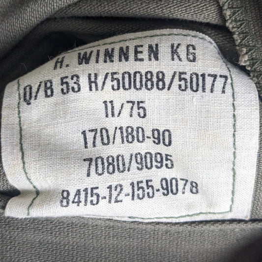 West German Army Field Grey Long Sleeve Field Shirt