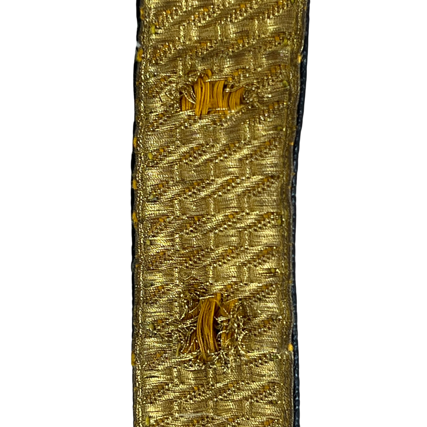 British Navy Gold Gilt Sword Sling Strap L20"