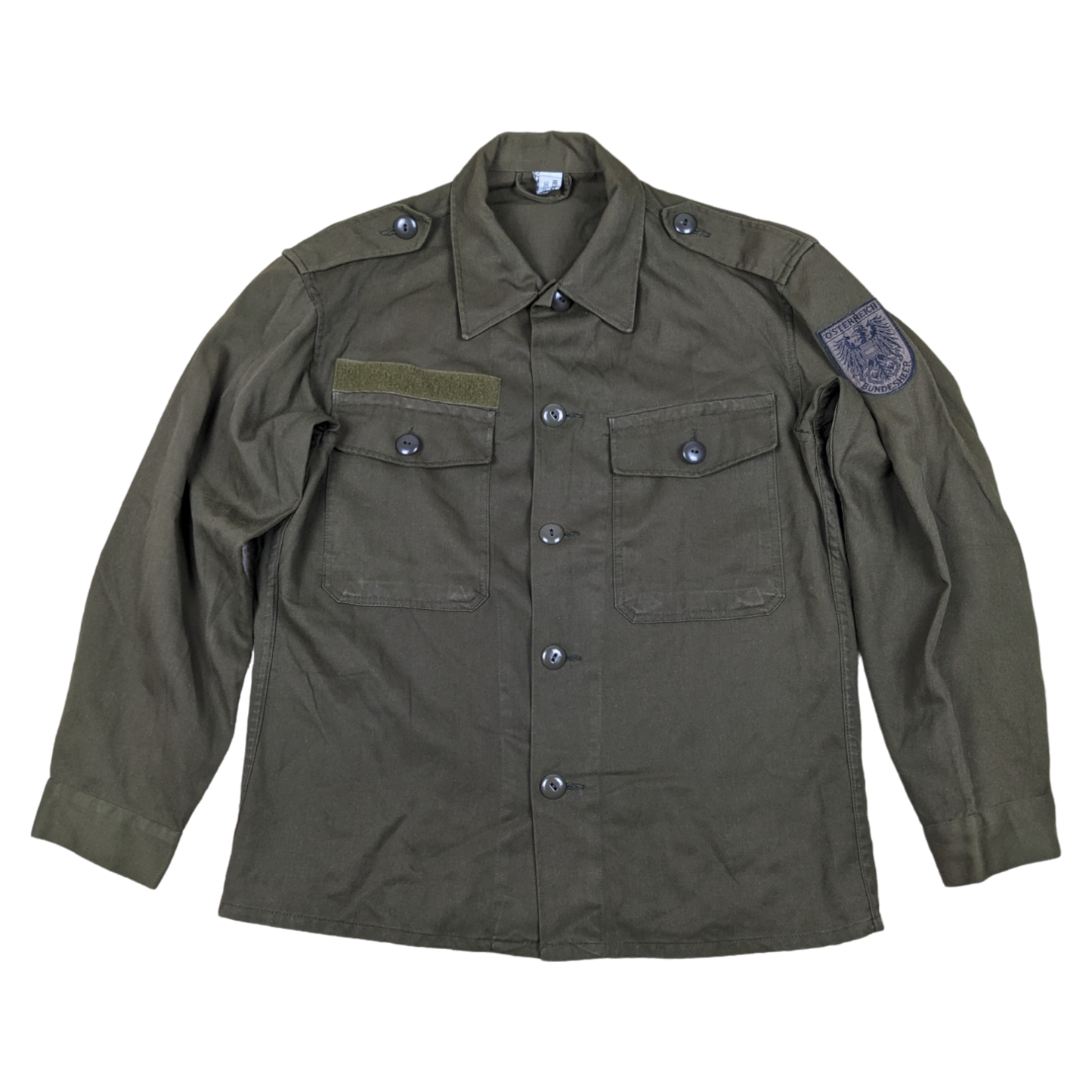Austrian Army Olive Drab Long Sleeve Field Shirt