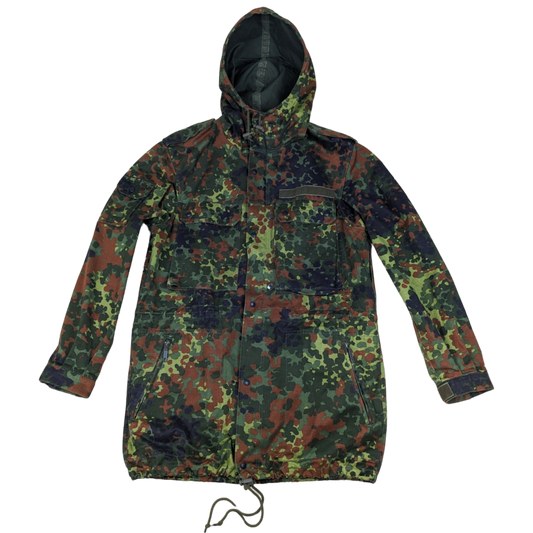 German Army Flecktarn Camouflage Combat Parka Jacket