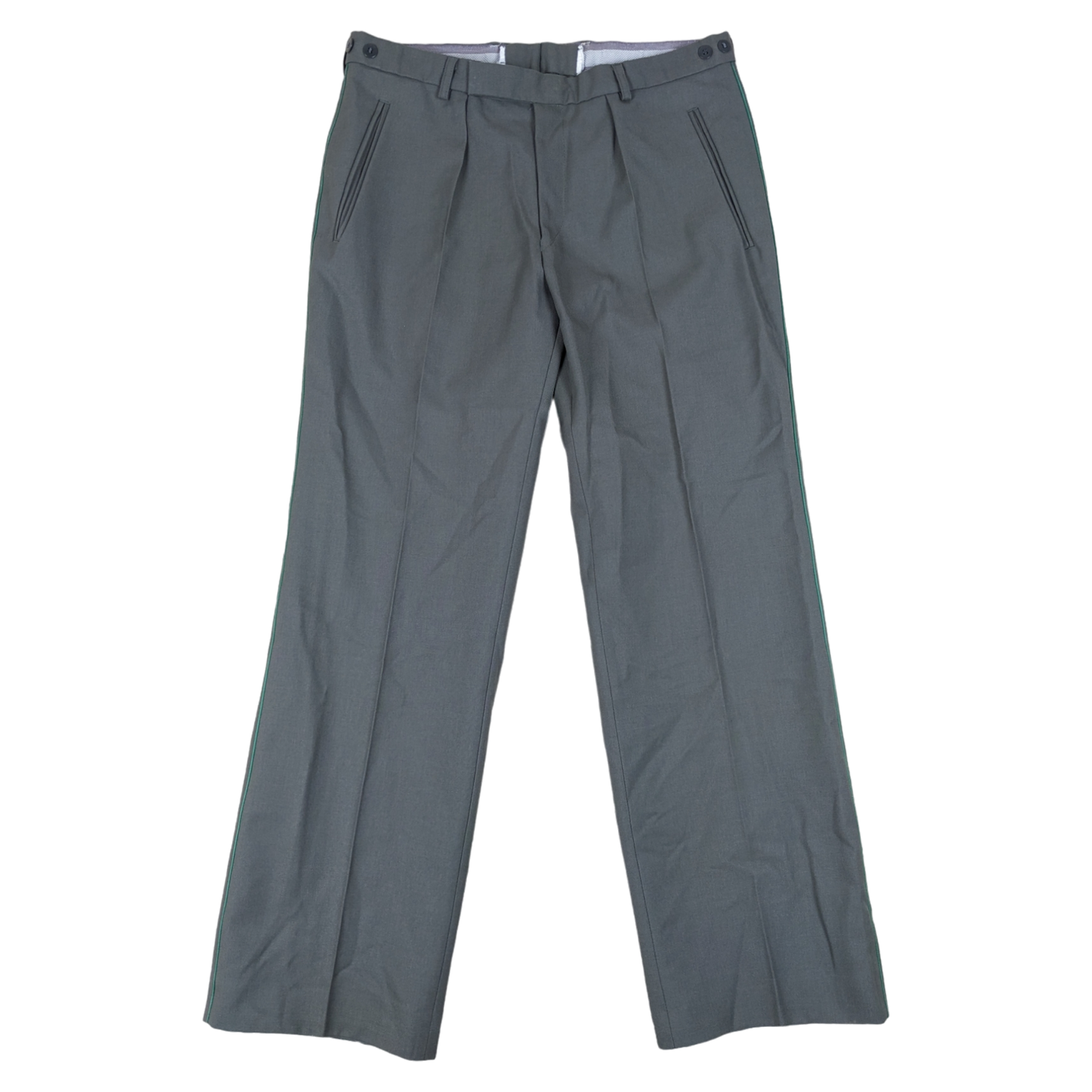 Austrian Army Green Piping Dress Trousers W32 L29
