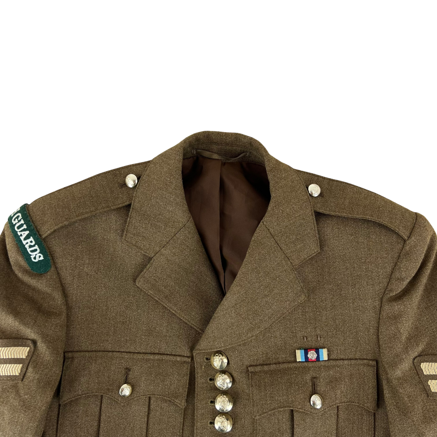 British Army No. 2 FAD Dress Jacket w/ Belt - Irish Guards - Medium 170/88