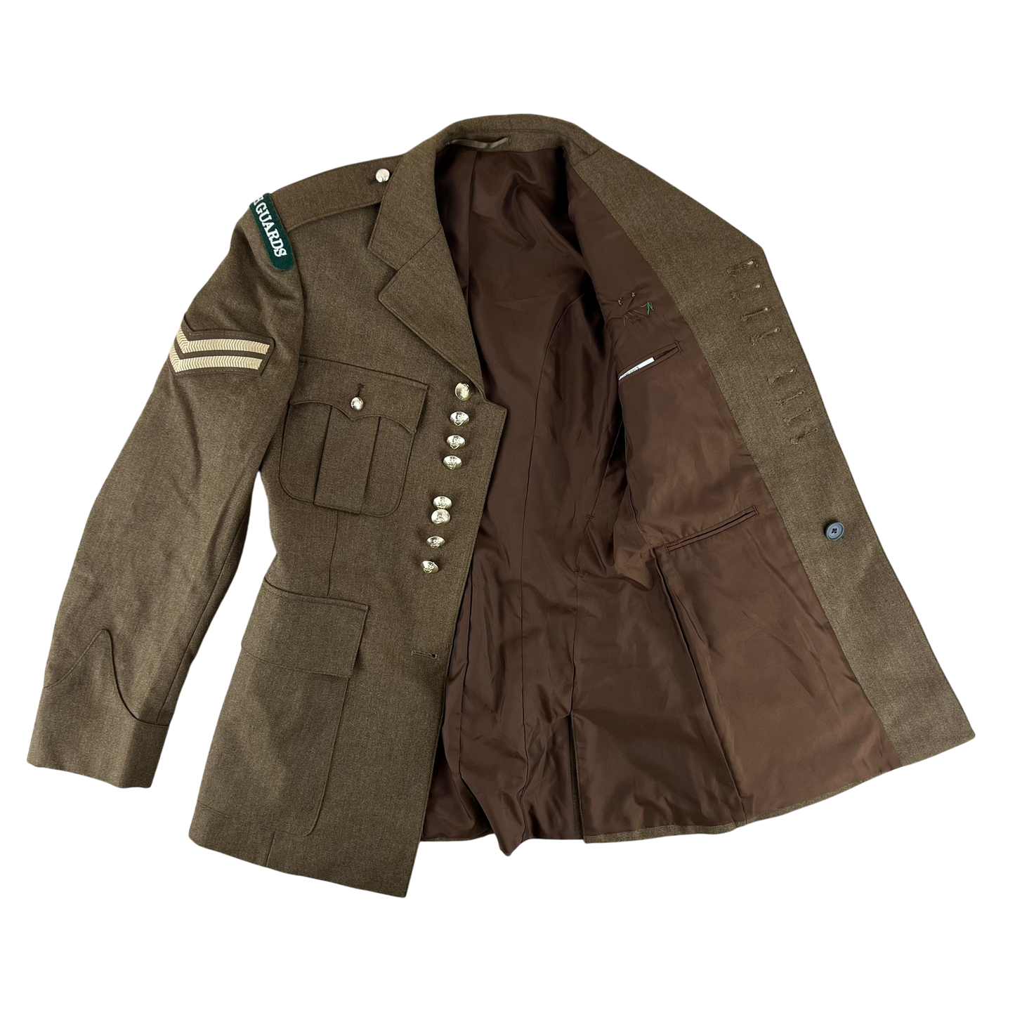 British Army No. 2 FAD Dress Jacket w/ Belt - Irish Guards - Medium 170/88