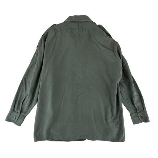 German Army Olive Green Long Sleeve Field Shirt - Large GrNr 5