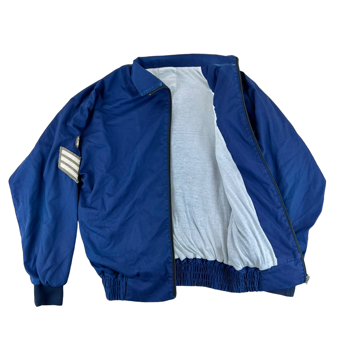 British Army / Tri-Services Navy Blue PTI Tracksuit Top Jacket - Medium 160/92