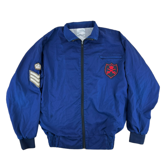 British Army / Tri-Services Navy Blue PTI Tracksuit Top Jacket - Medium 160/92