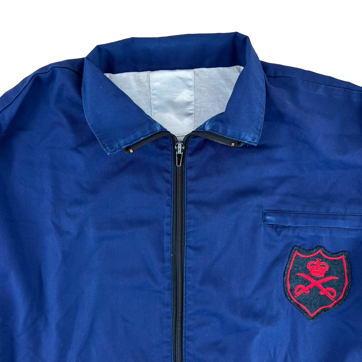 British Army / Tri-Services Navy Blue PTI Tracksuit Top Jacket - Medium 160/92