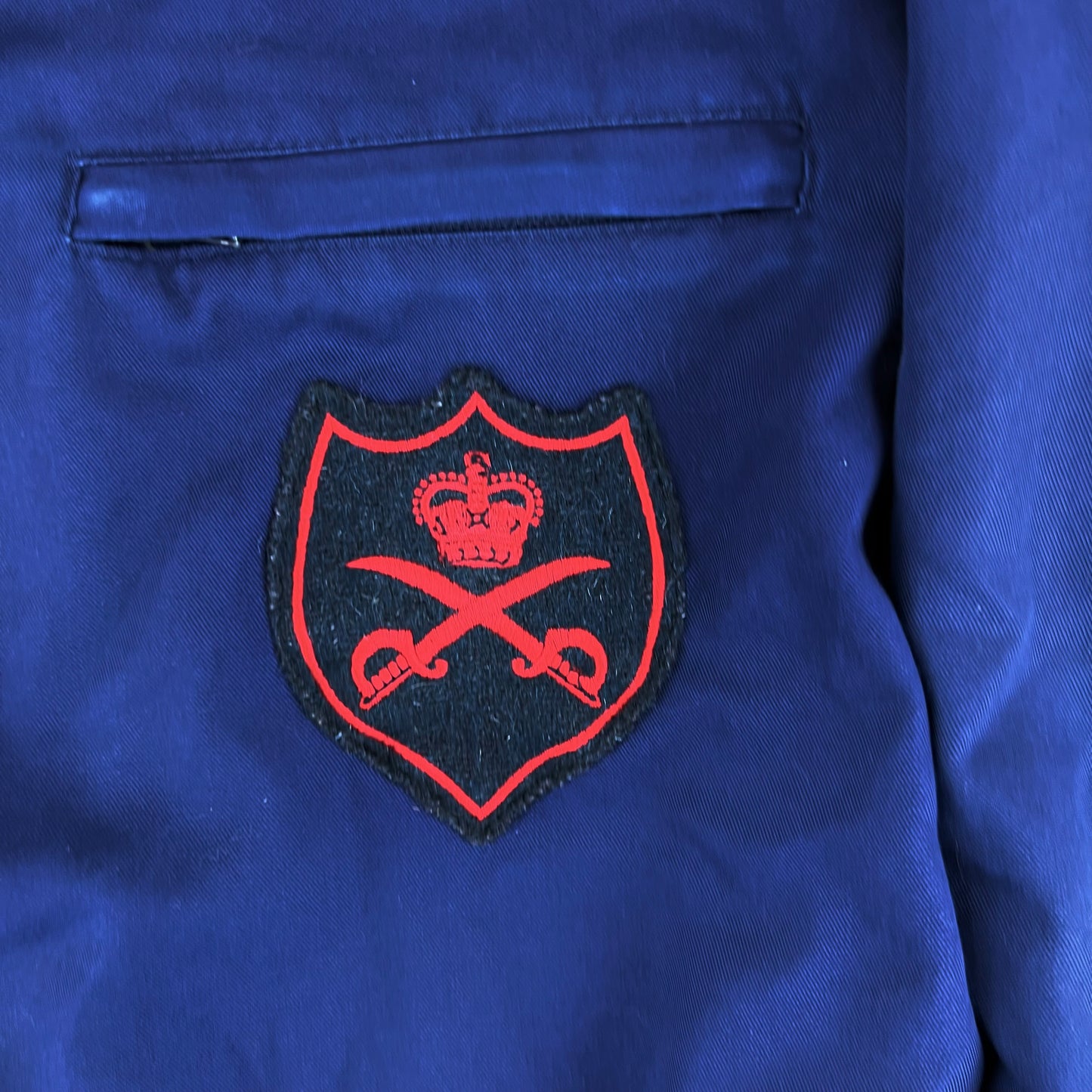 British Army / Tri-Services Navy Blue PTI Tracksuit Top Jacket - Medium 160/92