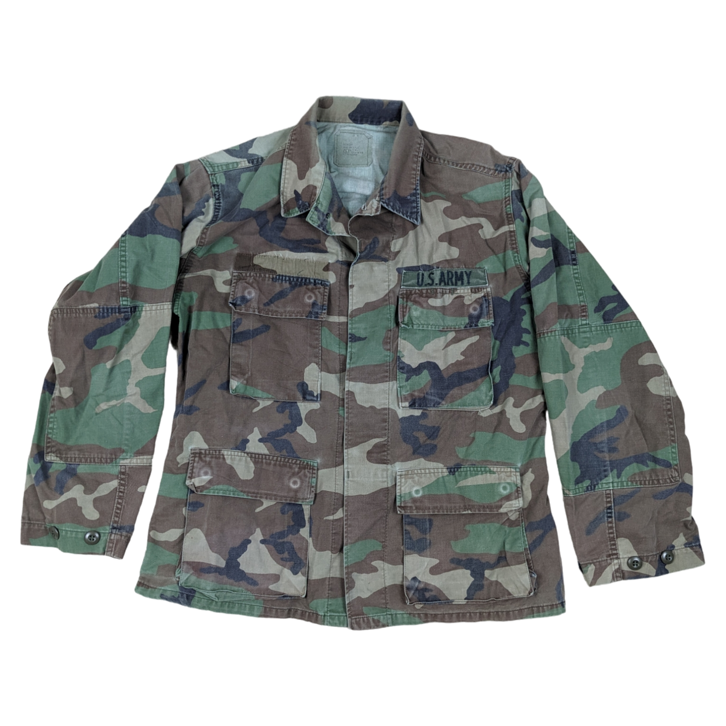 US Army M81 Woodland Camouflage BDU Combat Jacket - Medium