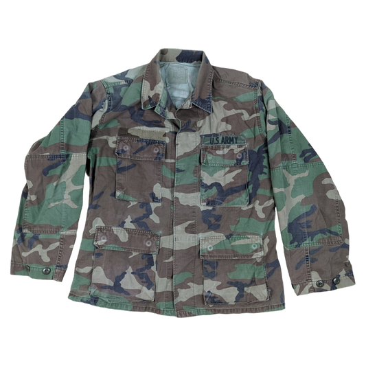 US Army M81 Woodland Camouflage BDU Combat Jacket - Medium