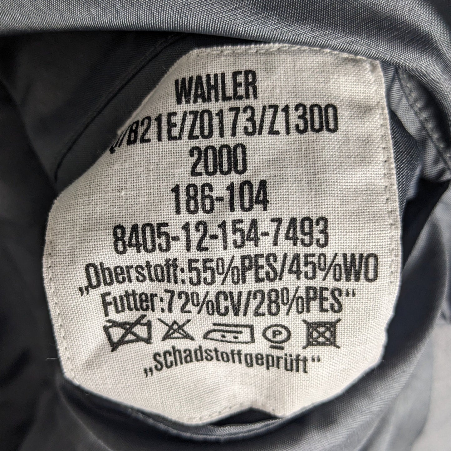 German Army Gebirgsjäger Mountaineer's Grey Dress Jacket - Large