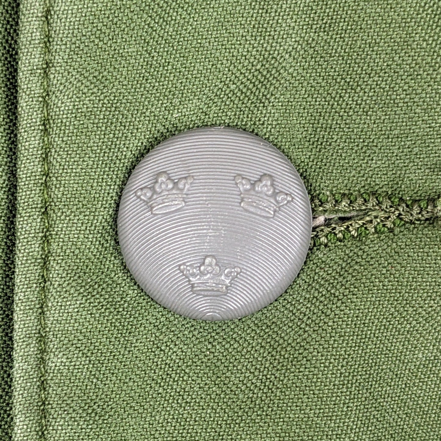 Swedish Army M59 Forest Green Field Jacket - Home Guard - Large