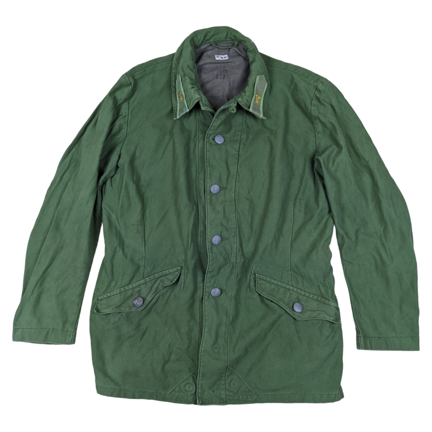 Swedish Army M59 Forest Green Field Jacket - Home Guard - Large