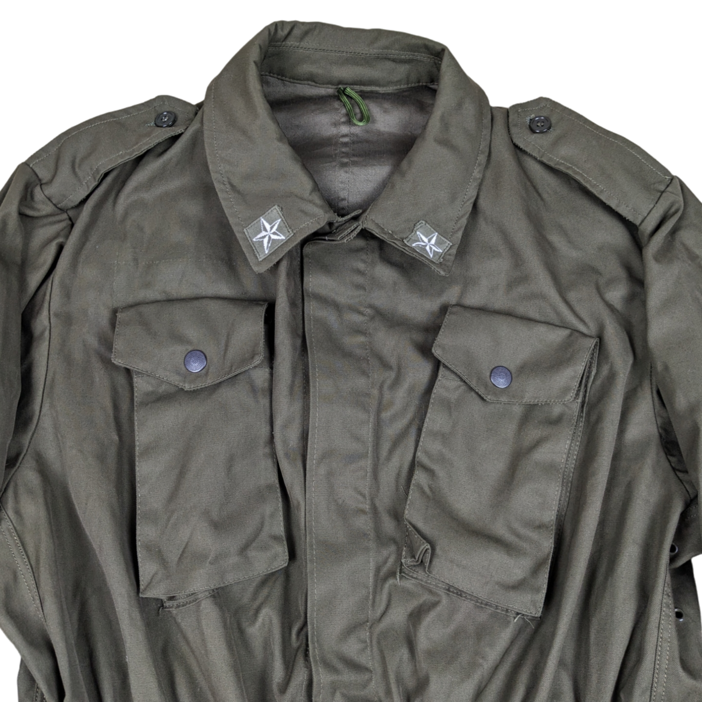 Italian Army Olive Drab Roma 75 Safari Jacket - Medium