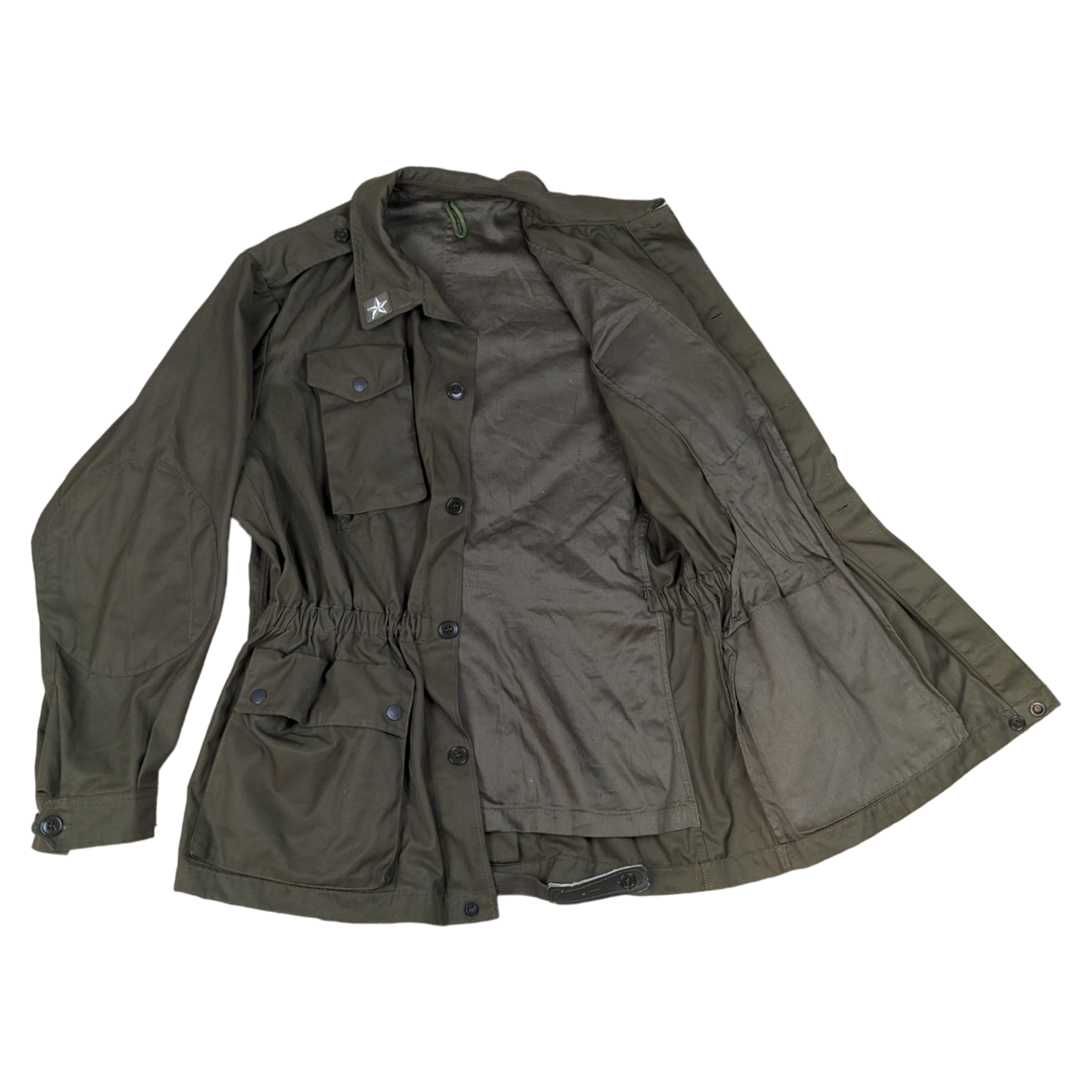 Italian Army Olive Drab Roma 75 Safari Jacket - Medium