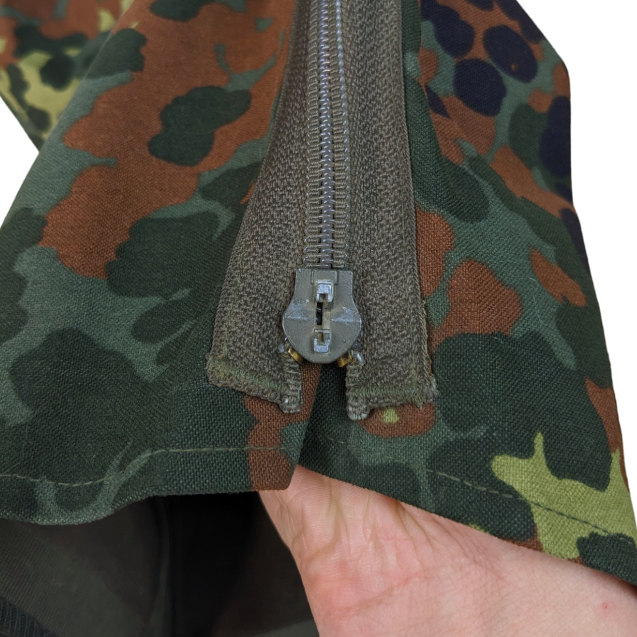 German Army Flecktarn Camo Waterproof Overalls / Overtrousers