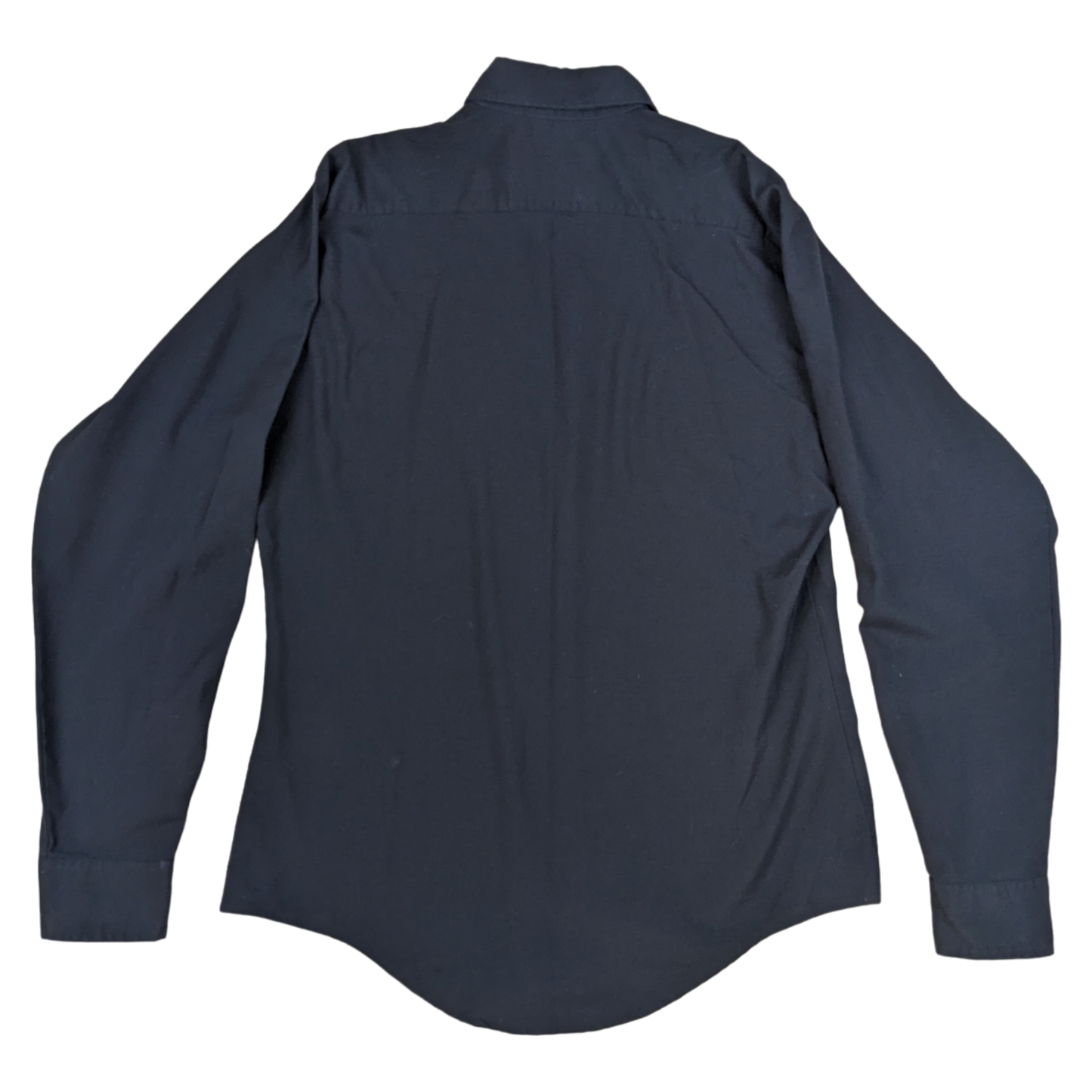 US Navy 80s Black Long Sleeve Service Shirt