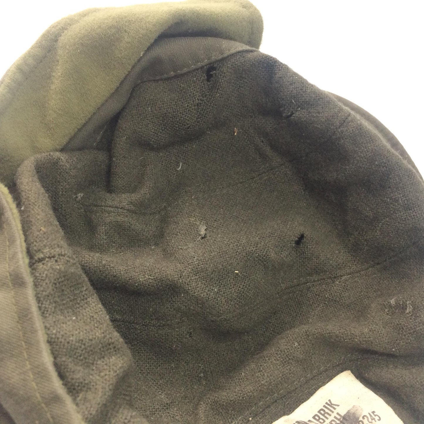 German Army Bundeswehr Olive Drab OD Winter Cold Weather Faux Fur Trapper Cap