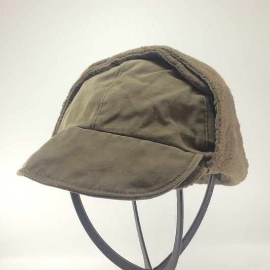 German Army Bundeswehr Olive Drab OD Winter Cold Weather Faux Fur Trapper Cap