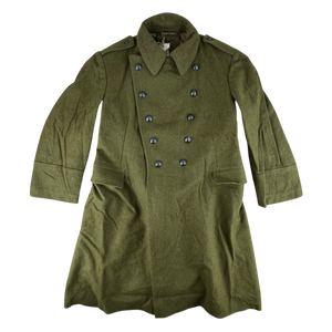Romanian People's Army 70's Khaki Wool Greatcoat - Large