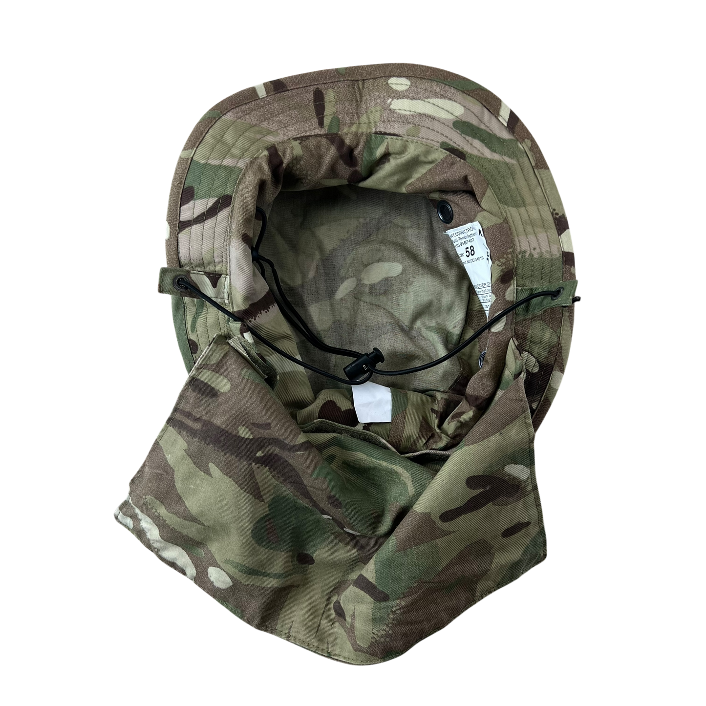 British Army MTP Camouflage Boonie Bush Hat - Medium 58cm