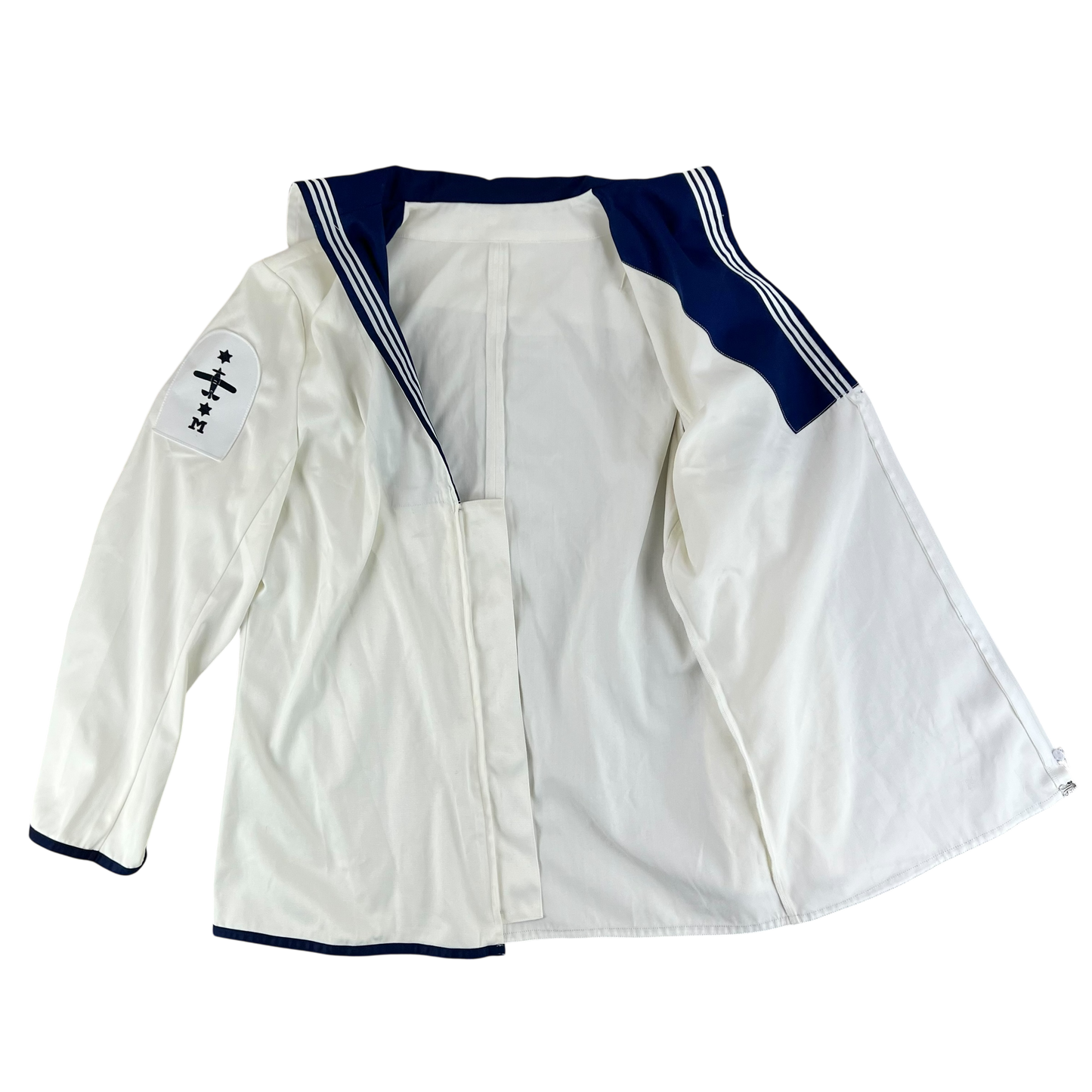 British Royal Navy Class II White Jumper Sailor's Top - X Large 182/116