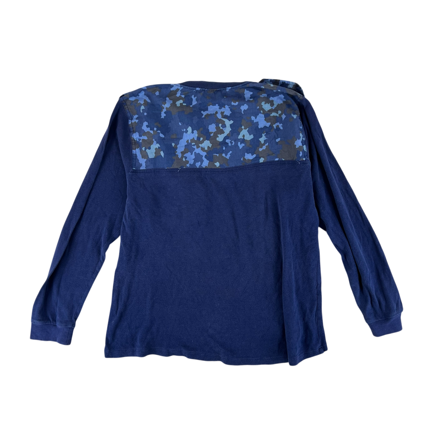 Romanian Navy M2017 Blue Camouflage Polo Top - Medium
