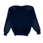 Dutch Navy Blue V Neck Pullover Jumper - Large