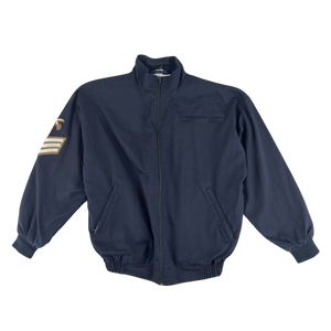 British Army / Tri-Services Navy Blue PTI Tracksuit Top Jacket - Medium