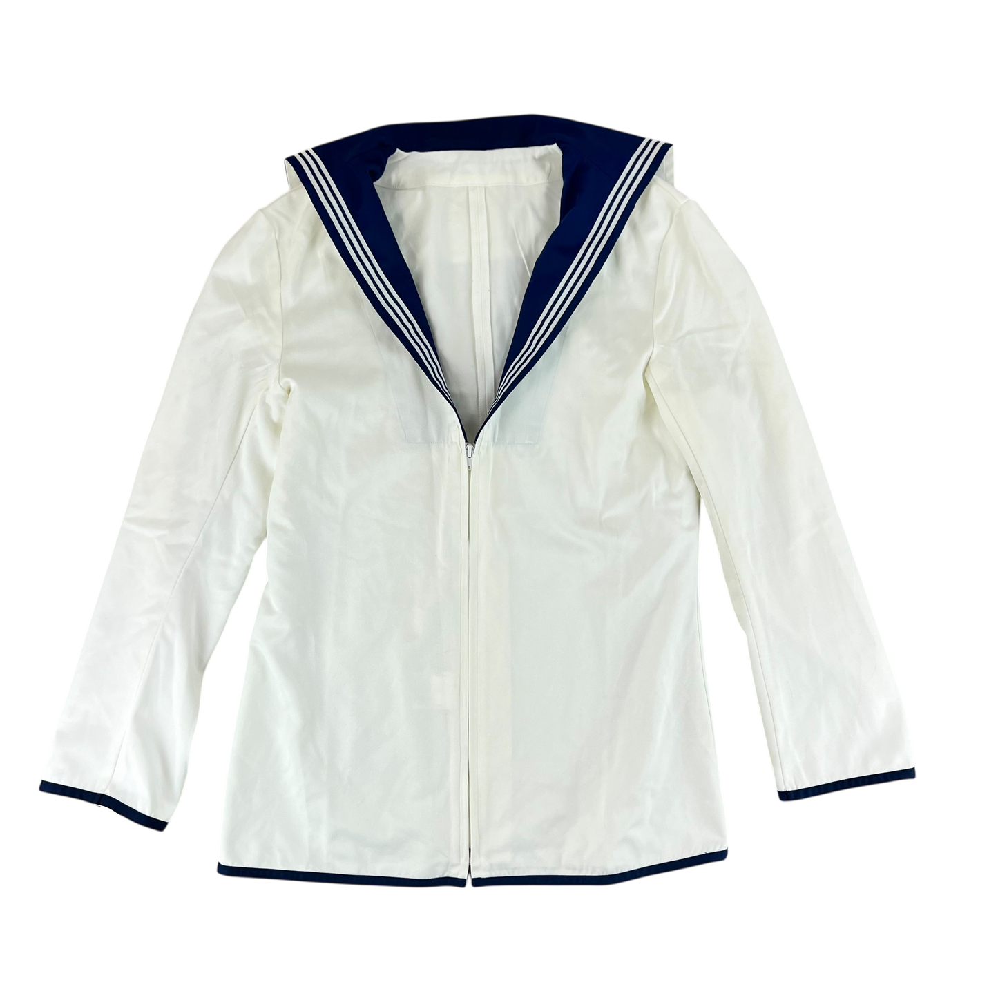 British Royal Navy Class II White Jumper Sailor's Top - Large 182/104