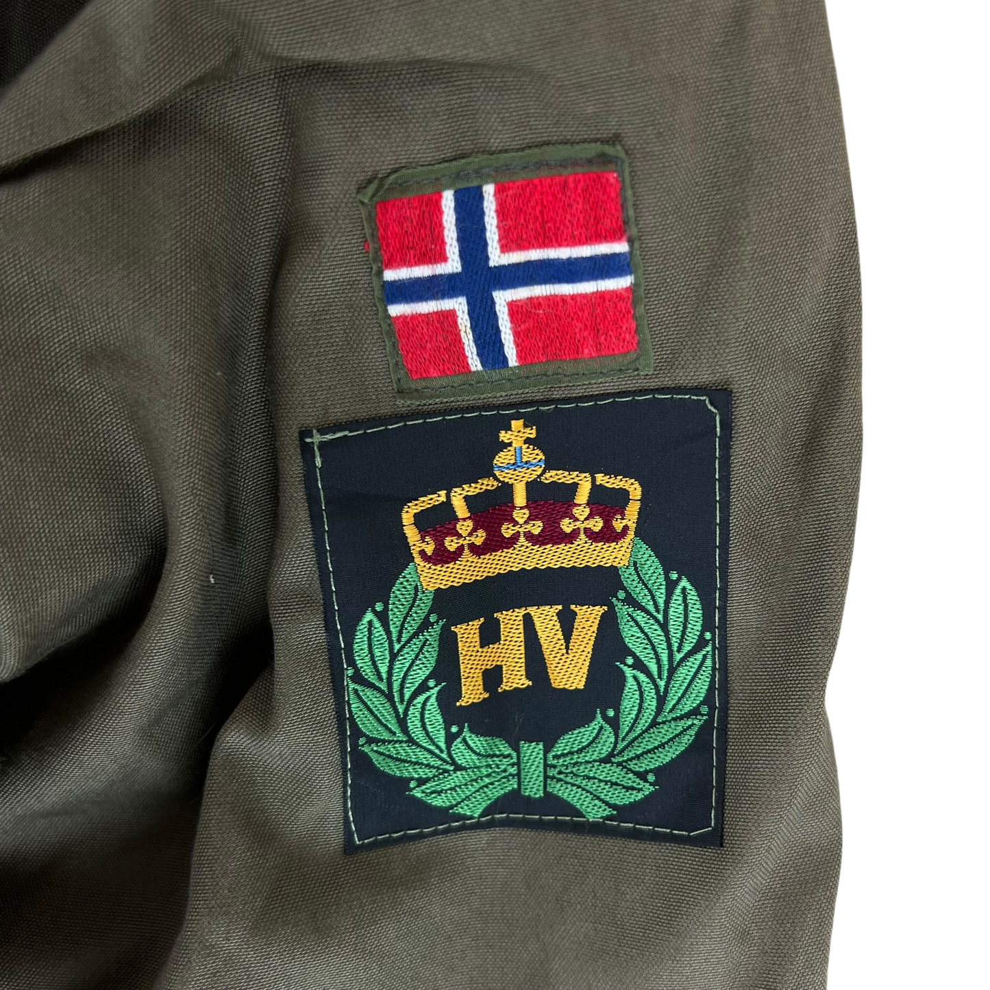 Norwegian Army 70s Olive Green Jacket - Medium