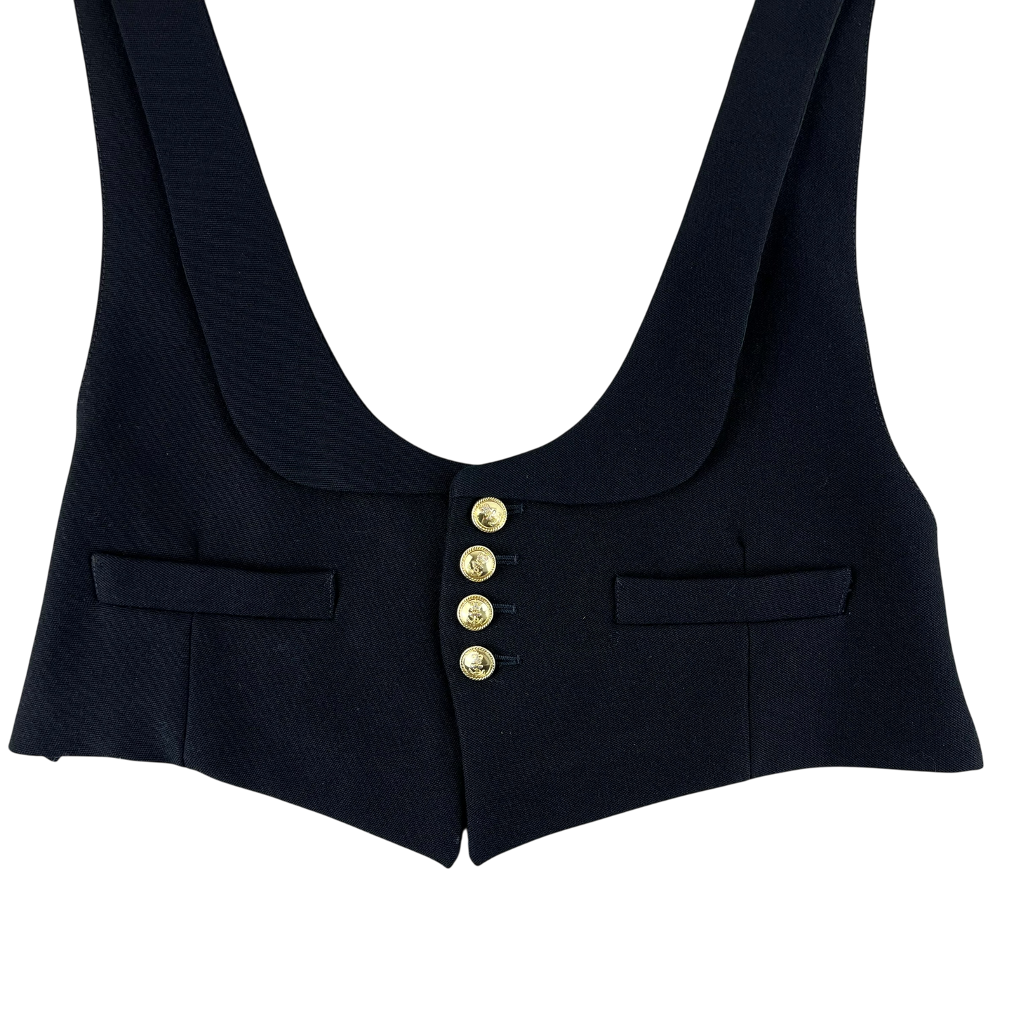 British Royal Navy 80s No. 7 Mess Dress Waistcoat - Medium