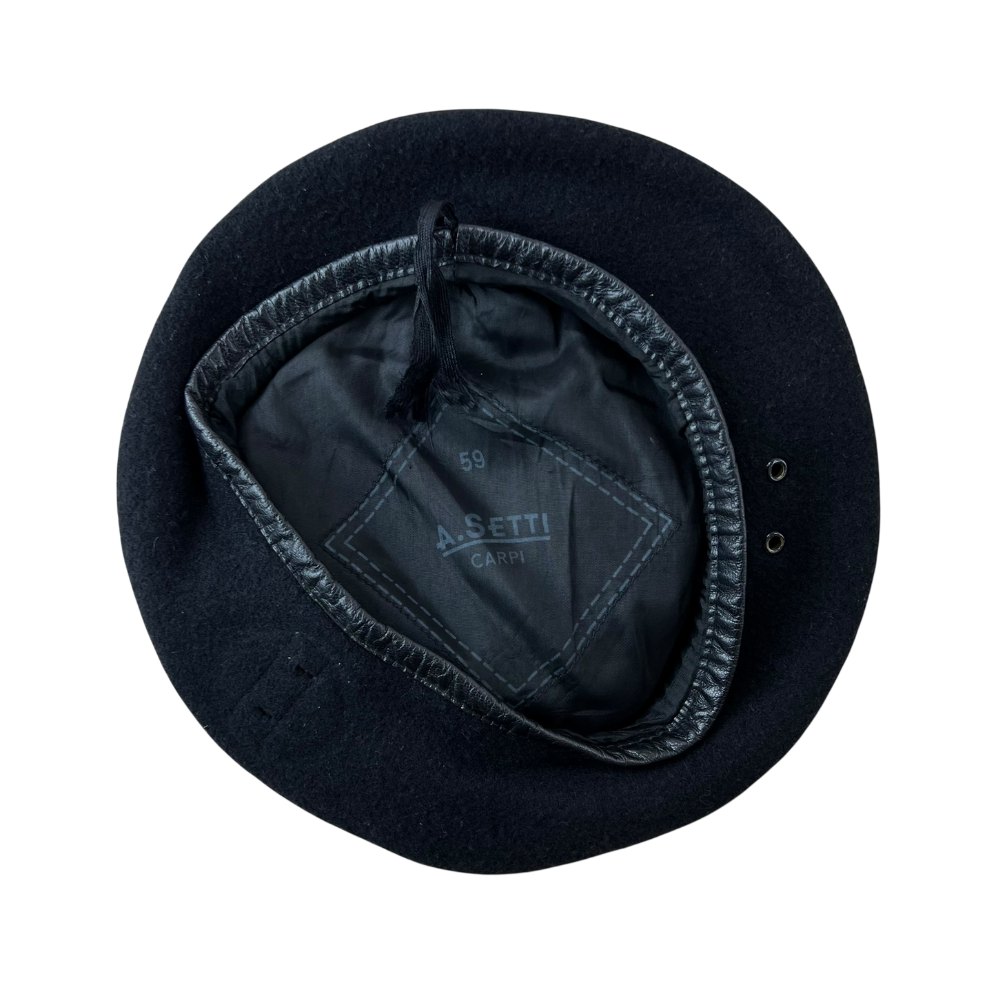 Finnish Navy M83 Black Beret - Large 59cm