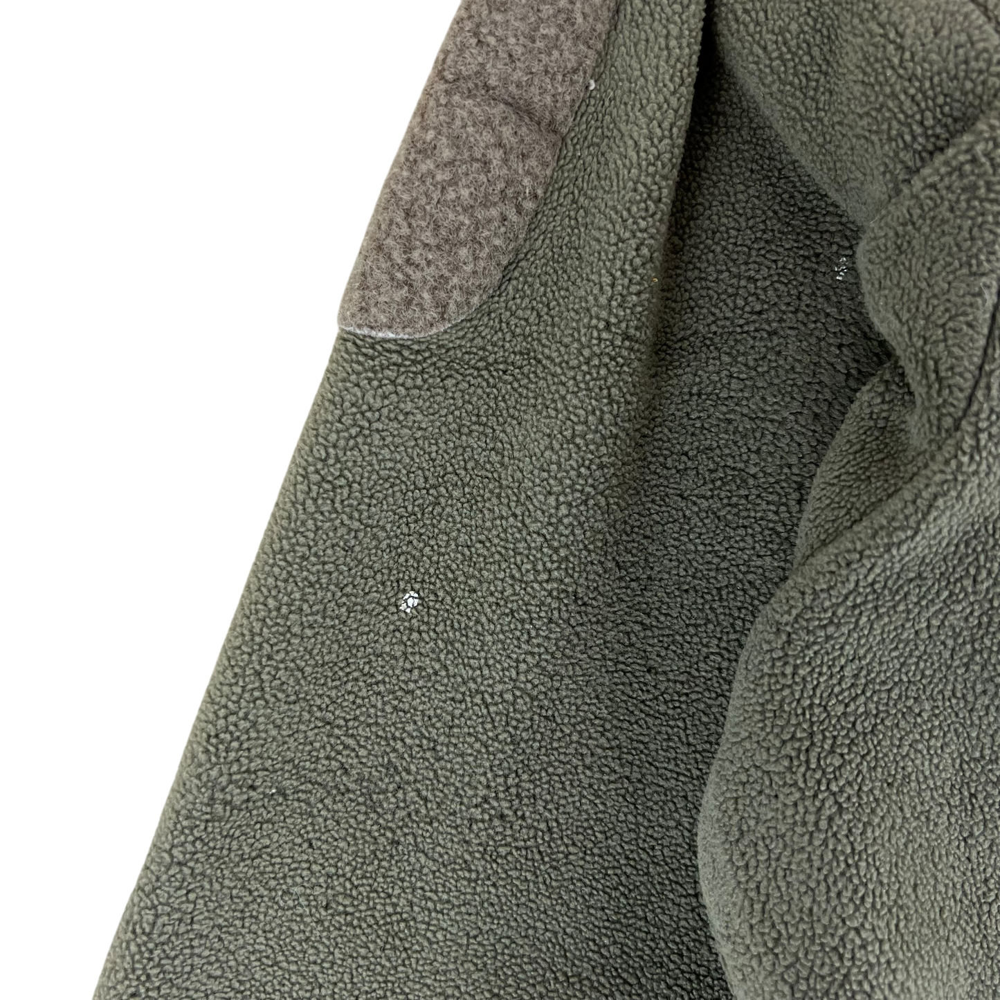 Austrian Army Olive Fleece Cardigan - Medium