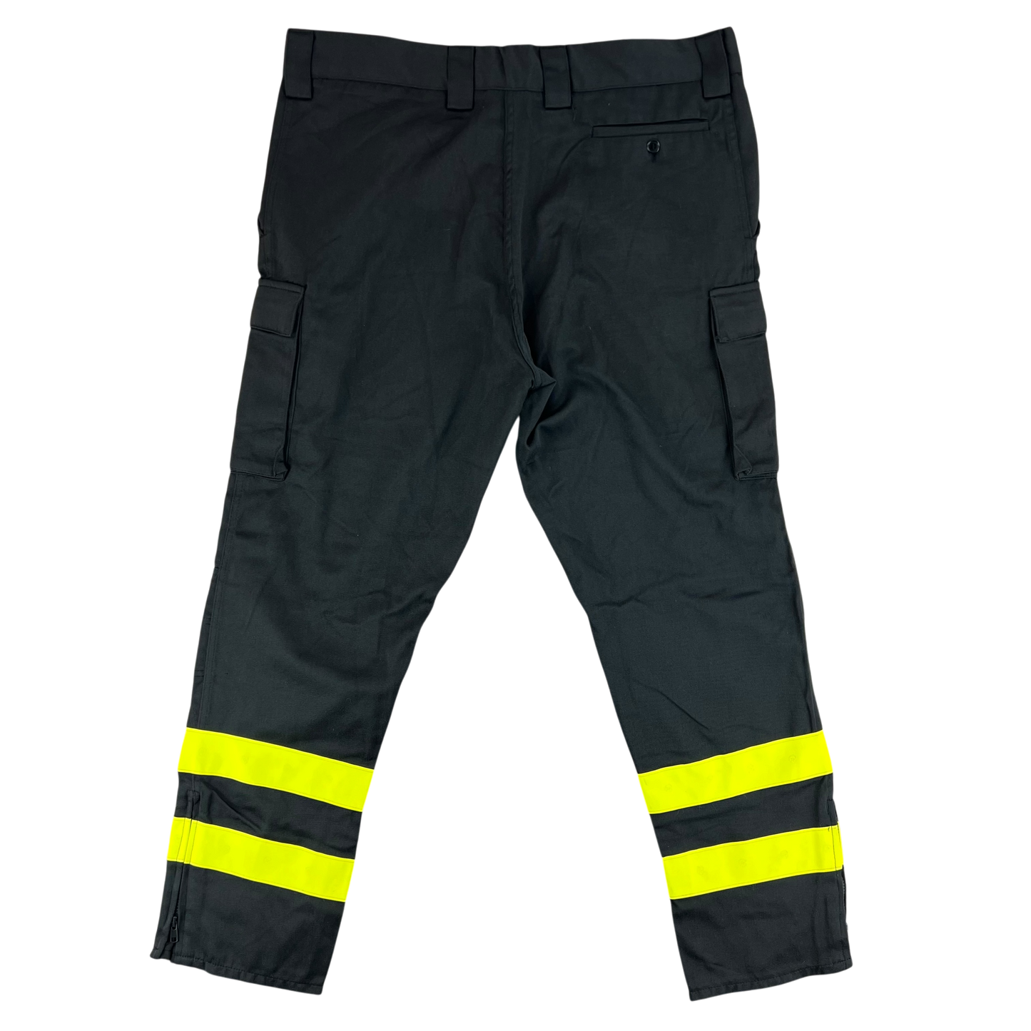 Italian Fire Services Hi-Vis Black Cargo Trousers - W41 L31