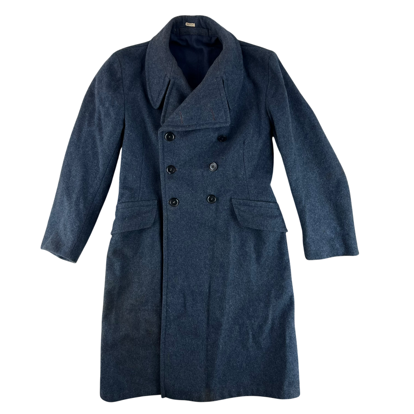 British RAF 50's New Pattern Wool Greatcoat - Medium SIZE 7