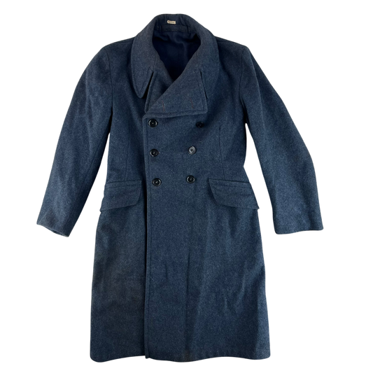 British RAF 50's New Pattern Wool Greatcoat - Medium SIZE 7