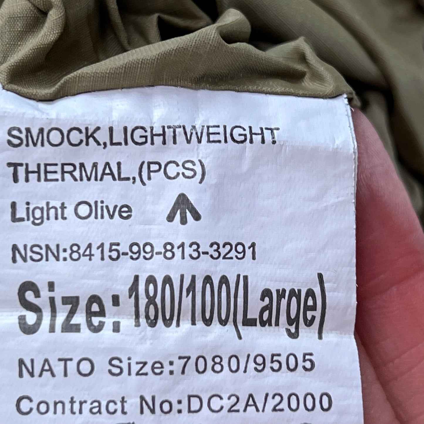 British Army Thermal Buffalo Pullover Smock - Large