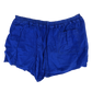 West German Army Cotton PTI Blue Swim Shorts - Small
