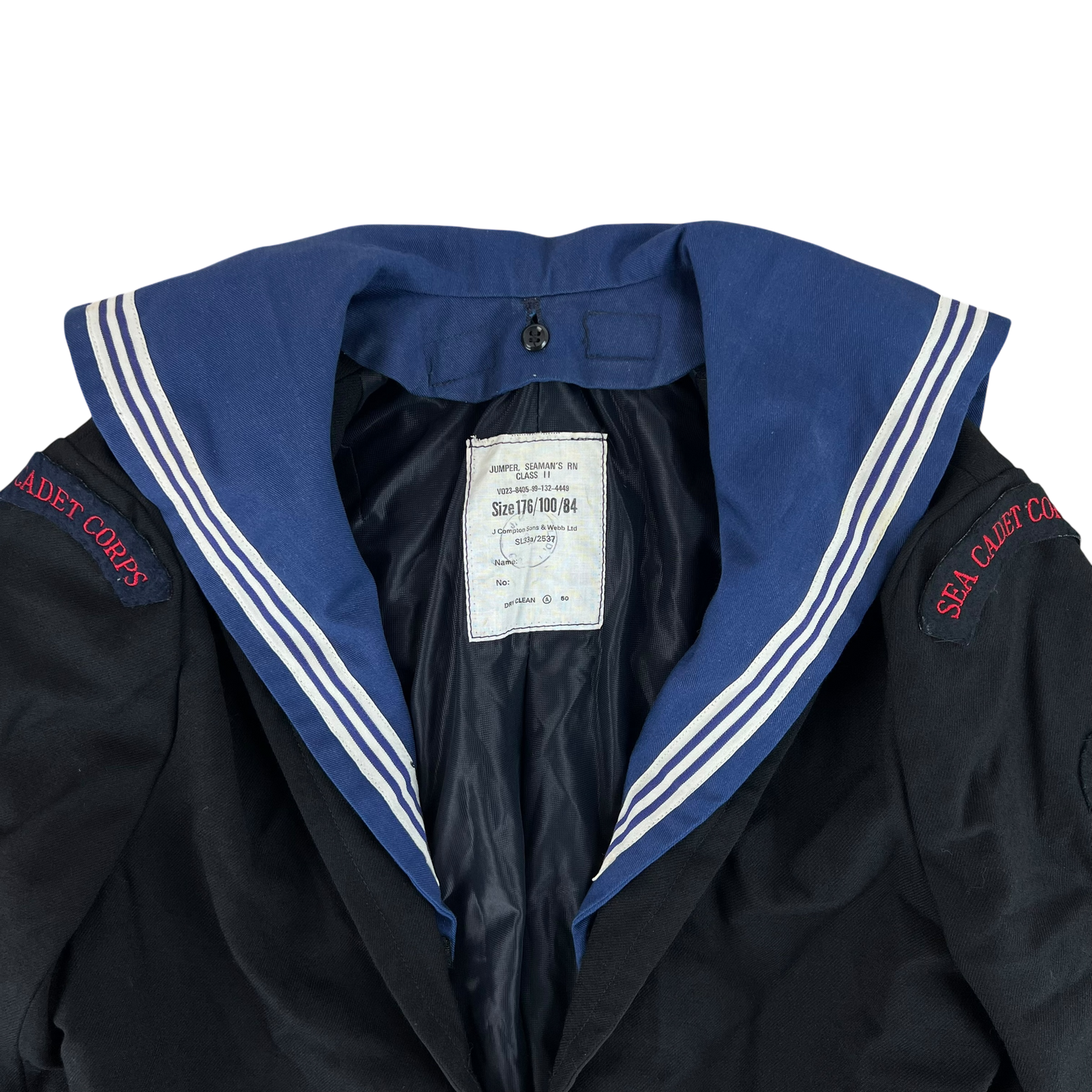 British Royal Navy Class II Jumper Sailor's Top - Medium 176/100