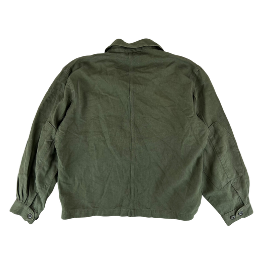 Czechoslovak People's Army 50's Olive Green Work Jacket - Large