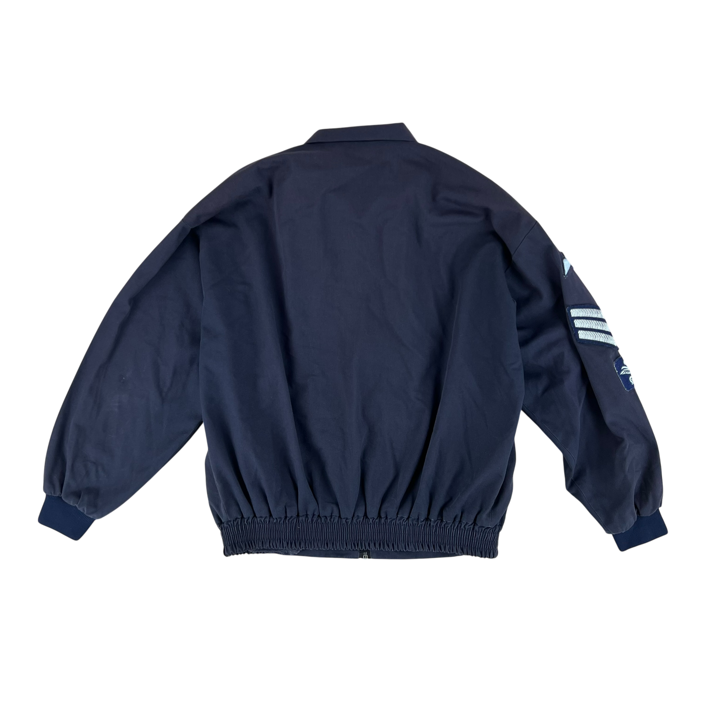 British Army / Tri-Services Navy Blue PTI Tracksuit Top Jacket - Medium
