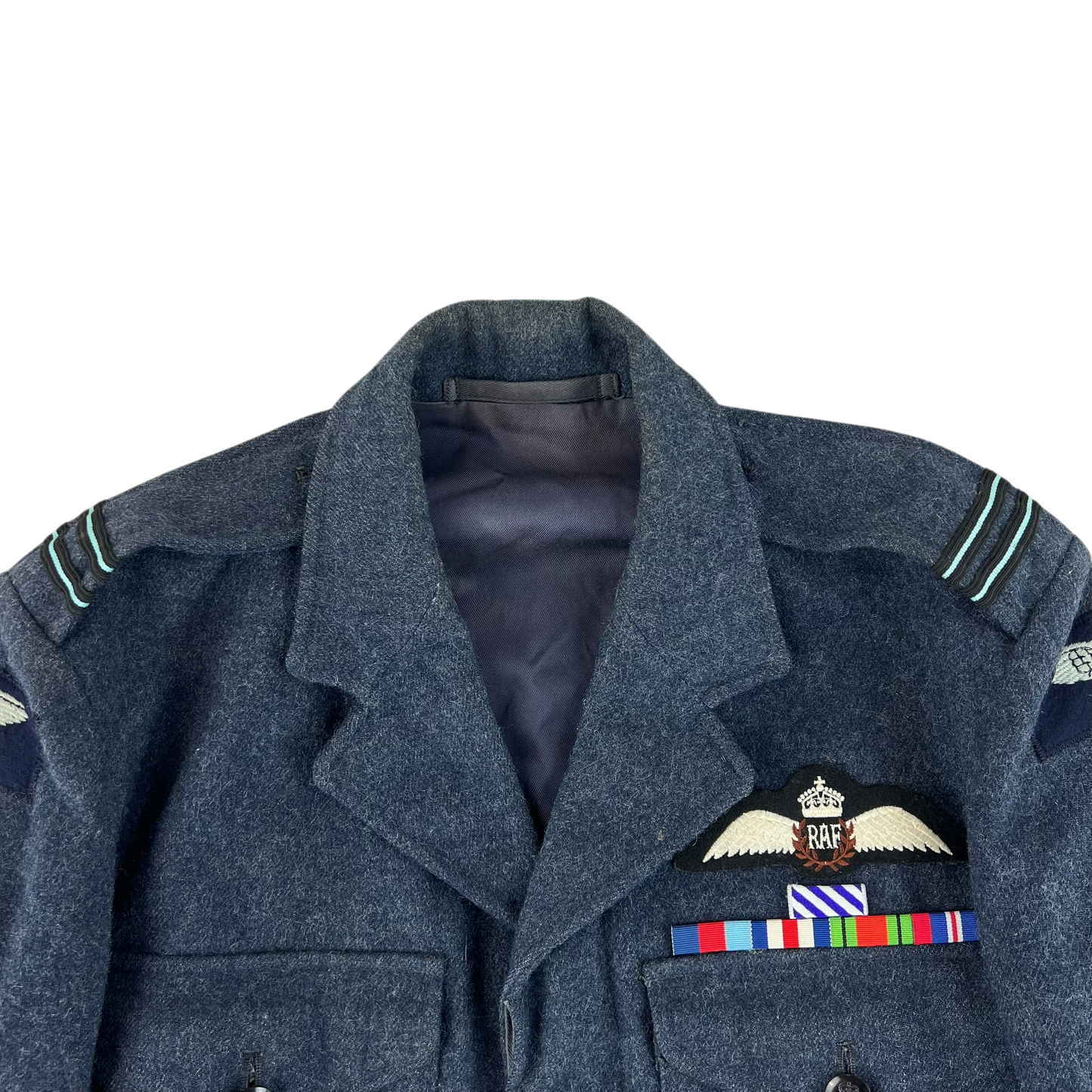 British RAF 60s Ike Battledress Jacket - Medium SIZE 7