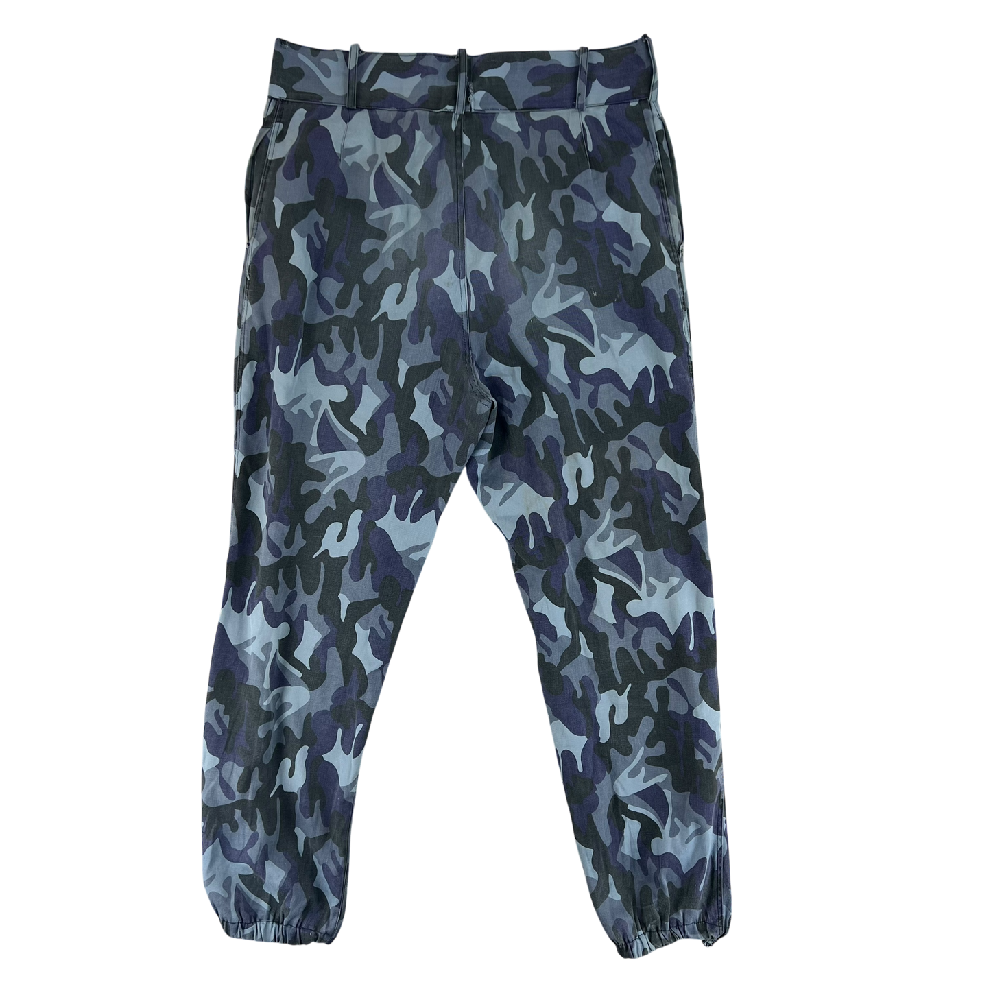Romanian Army / Police M1990 Blue Leaf Camouflage Trousers - W36 L28.5