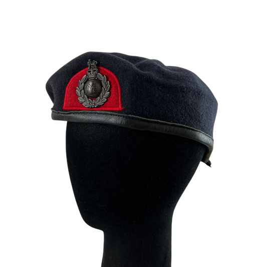 British Royal Marines Beret w/ Badge - Cadets - Medium 58cm