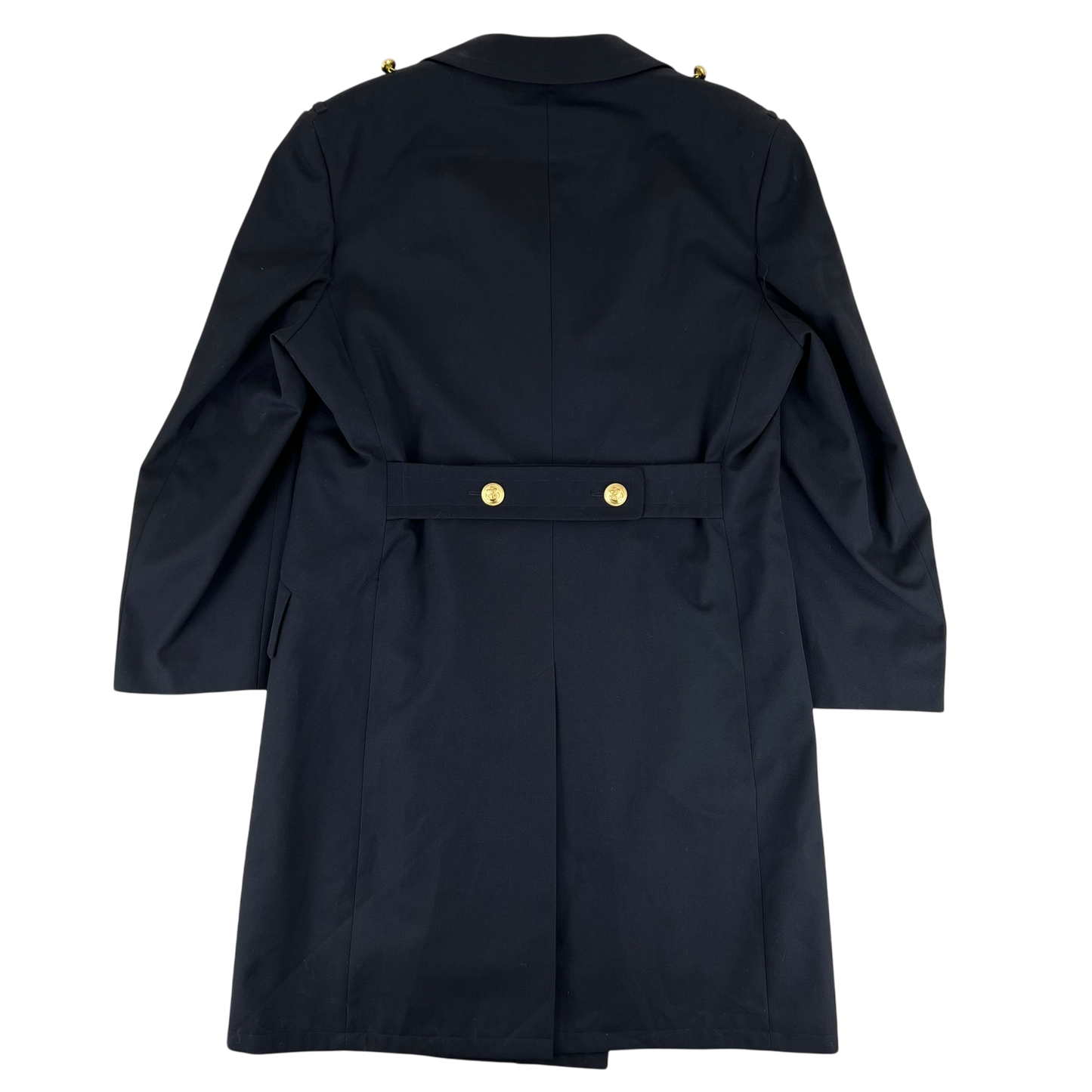 German Navy Three-quarter Gabardine Greatcoat w/ Liner - Medium